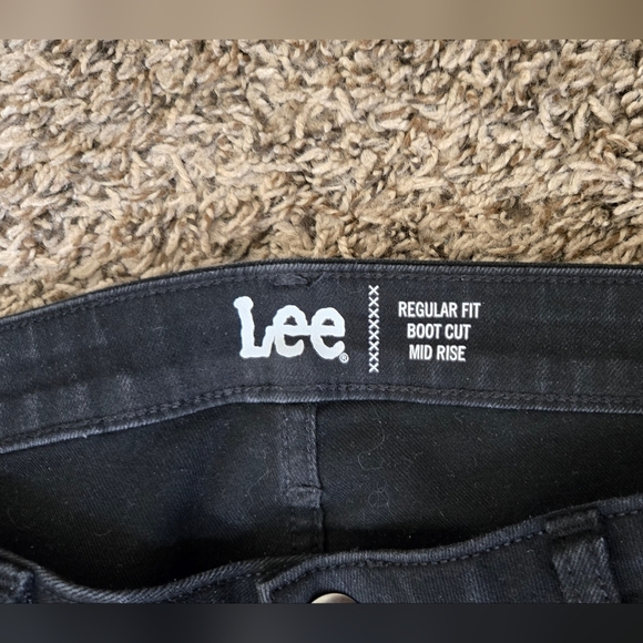 Lee Jeans Bootcut Midrise Women's 12L Black - Picture 2 of 4